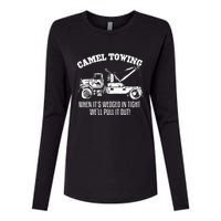 Camel Towing Halloween Womens Cotton Relaxed Long Sleeve T-Shirt