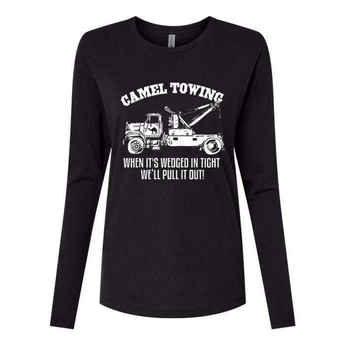 Camel Towing Halloween Womens Cotton Relaxed Long Sleeve T-Shirt