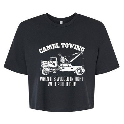 Camel Towing Halloween Bella+Canvas Jersey Crop Tee