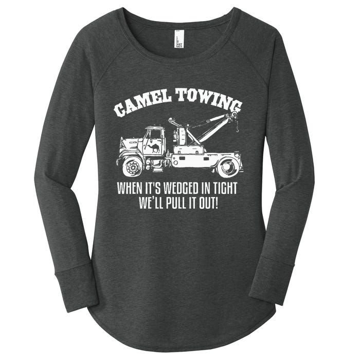 Camel Towing Halloween Women's Perfect Tri Tunic Long Sleeve Shirt