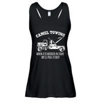 Camel Towing Halloween Ladies Essential Flowy Tank