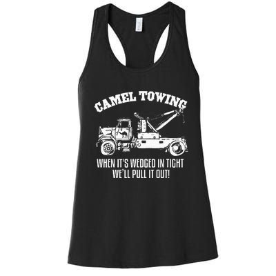 Camel Towing Halloween Women's Racerback Tank