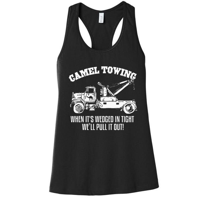 Camel Towing Halloween Women's Racerback Tank