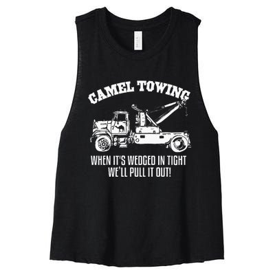 Camel Towing Halloween Women's Racerback Cropped Tank