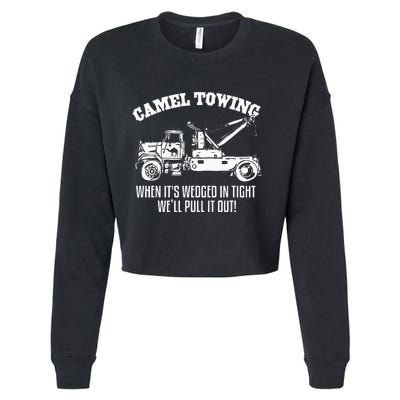 Camel Towing Halloween Cropped Pullover Crew