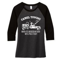 Camel Towing Halloween Women's Tri-Blend 3/4-Sleeve Raglan Shirt