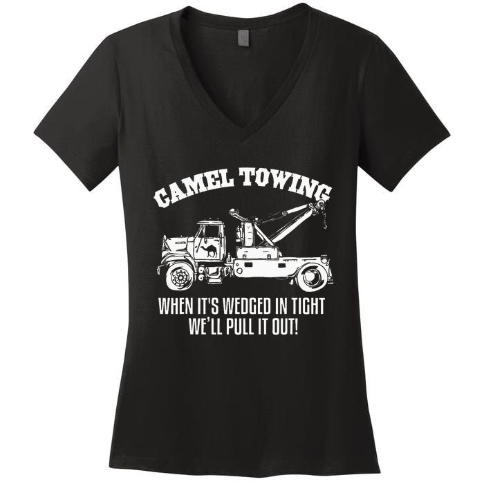 Camel Towing Halloween Women's V-Neck T-Shirt