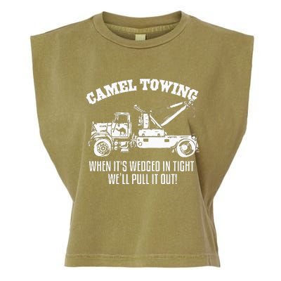 Camel Towing Halloween Garment-Dyed Women's Muscle Tee