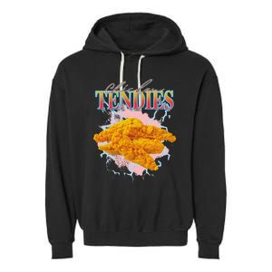 Chicken Tendies Heavy Metal World Hardcore Music Garment-Dyed Fleece Hoodie