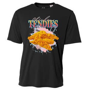 Chicken Tendies Heavy Metal World Hardcore Music Cooling Performance Crew T-Shirt