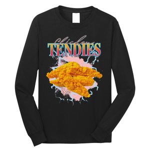 Chicken Tendies Heavy Metal World Hardcore Music Long Sleeve Shirt