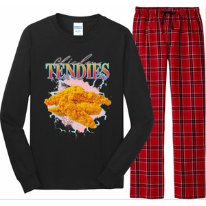 Chicken Tendies Heavy Metal World Hardcore Music Long Sleeve Pajama Set