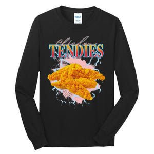 Chicken Tendies Heavy Metal World Hardcore Music Tall Long Sleeve T-Shirt