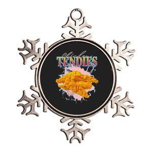 Chicken Tendies Heavy Metal World Hardcore Music Metallic Star Ornament