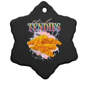 Chicken Tendies Heavy Metal World Hardcore Music Ceramic Star Ornament