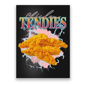 Chicken Tendies Heavy Metal World Hardcore Music Poster