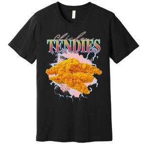 Chicken Tendies Heavy Metal World Hardcore Music Premium T-Shirt