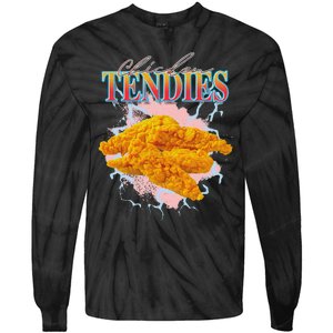 Chicken Tendies Heavy Metal World Hardcore Music Tie-Dye Long Sleeve Shirt