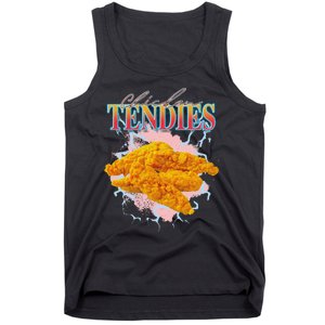 Chicken Tendies Heavy Metal World Hardcore Music Tank Top