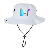 Cute Tooth Holding Toothbrush And Toot Paste Bucket Hat