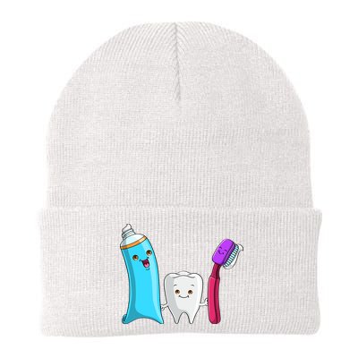 Cute Tooth Holding Toothbrush And Toot Paste Beanie