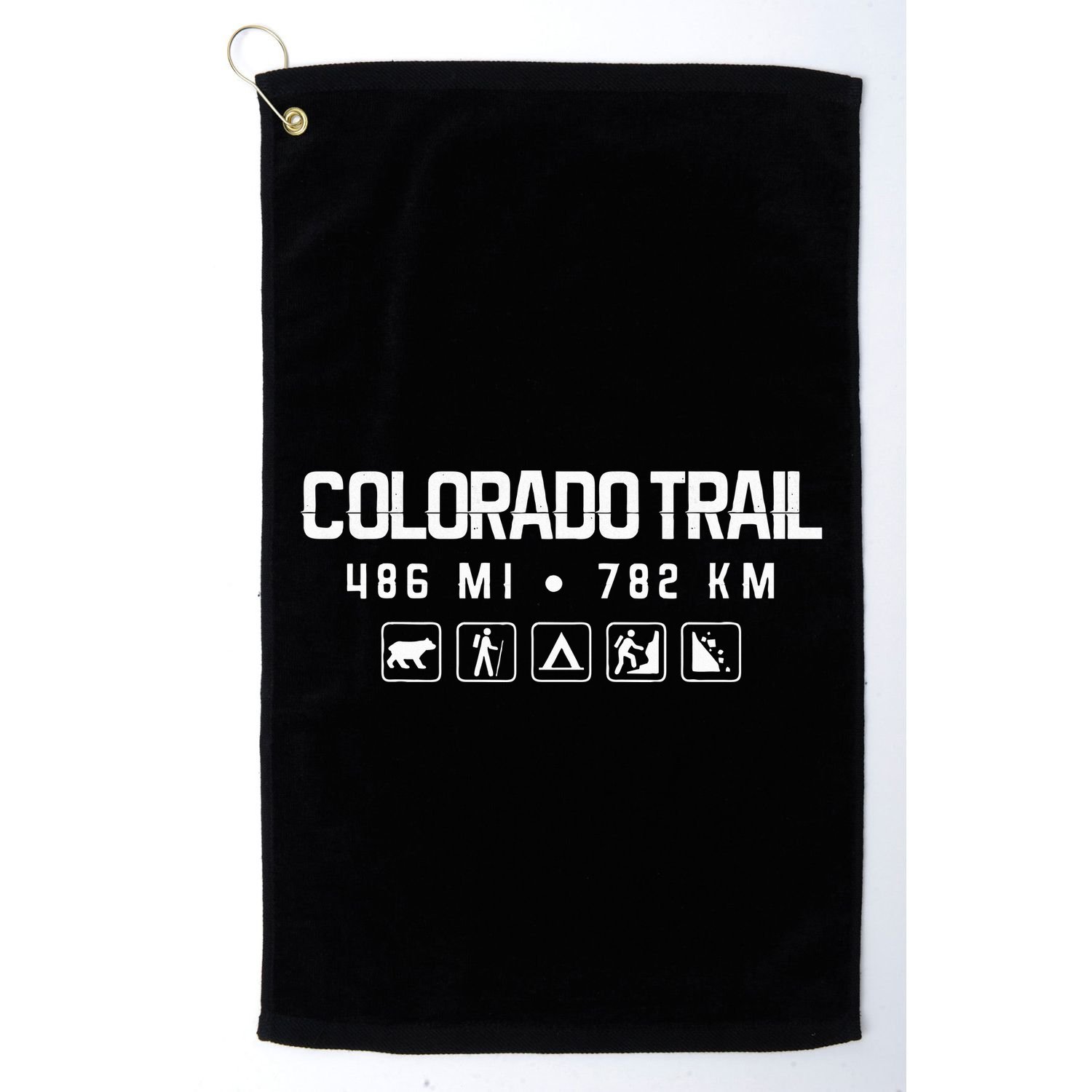 Colorado Trail Hiking Golf Towel