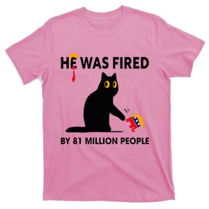 Cat Trump He Was Fired By 81 Million People Kamala Harris T-Shirt