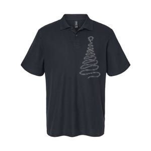 Christmas Tree Handmade Winter Line Art Family Holiday Softstyle Adult Sport Polo