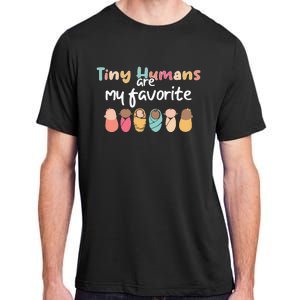 Cute Tiny Humans Are My Favorite Design NICU Nurse Adult ChromaSoft Performance T-Shirt