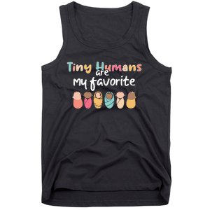 Cute Tiny Humans Are My Favorite Design NICU Nurse Tank Top