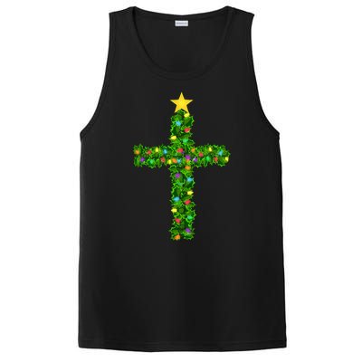 Christmas Tree Holly Cross PosiCharge Competitor Tank