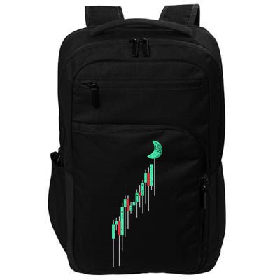 Crypto Trading Hodl Vintage Stock Chart To The Moon Impact Tech Backpack