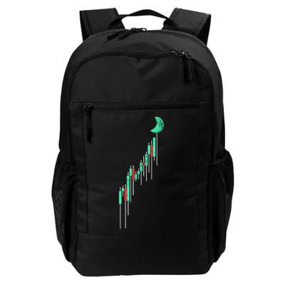 Crypto Trading Hodl Vintage Stock Chart To The Moon Backpack