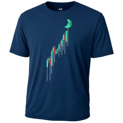 Crypto Trading Hodl Vintage Stock Chart To The Moon Performance Shirt
