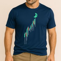 Crypto Trading Hodl Vintage Stock Chart To The Moon Performance Shirt