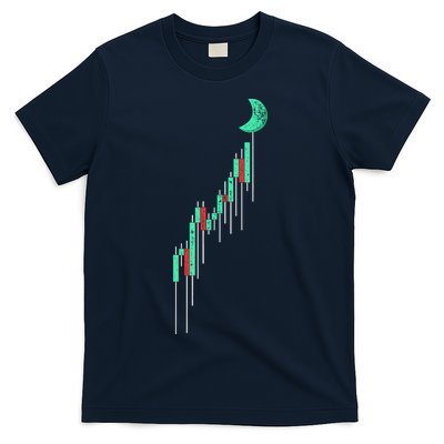 Crypto Trading Hodl Vintage Stock Chart To The Moon T-Shirt