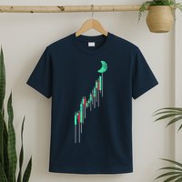 Crypto Trading Hodl Vintage Stock Chart To The Moon T-Shirt