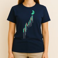 Crypto Trading Hodl Vintage Stock Chart To The Moon T-Shirt