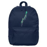 Crypto Trading Hodl Vintage Stock Chart To The Moon 16 in Basic Backpack