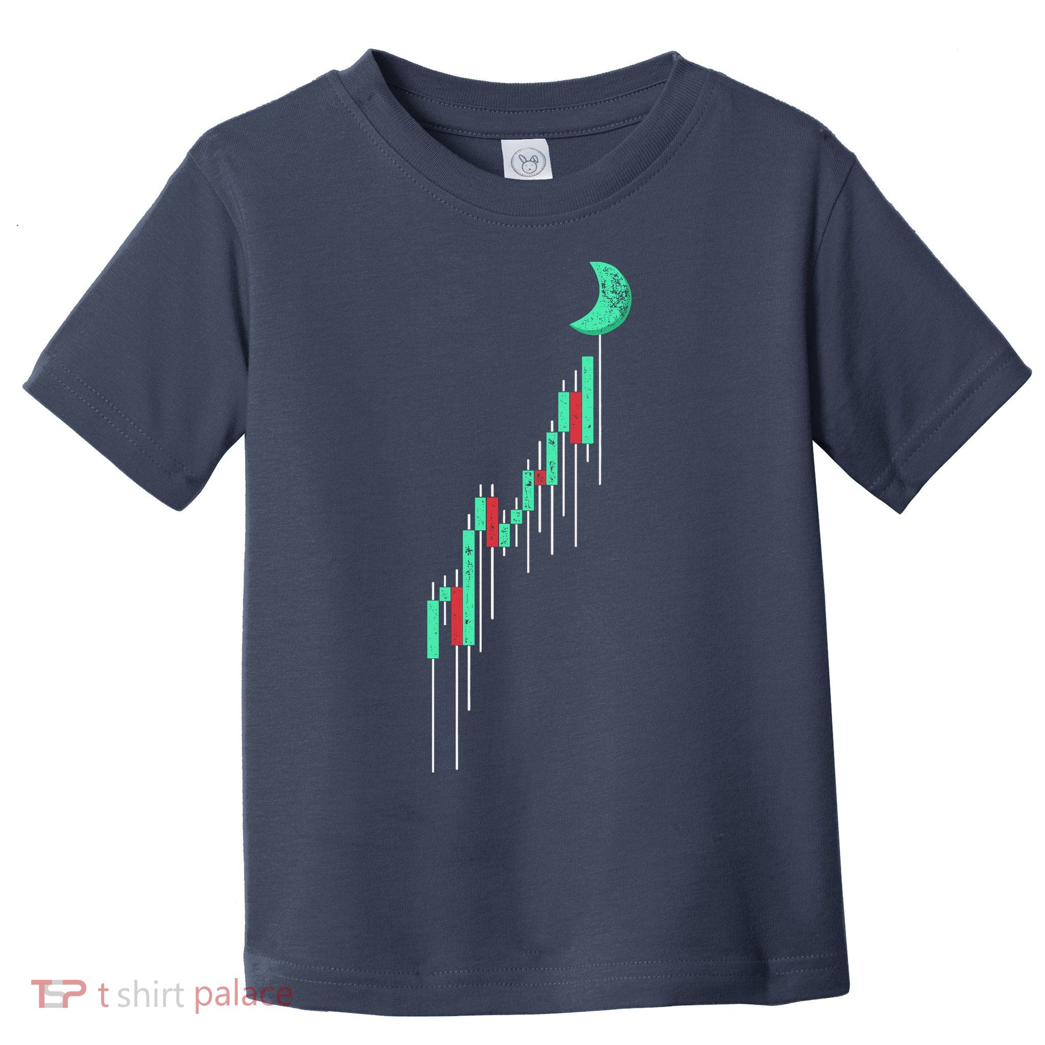 Crypto Trading Hodl Vintage Stock Chart To The Moon Toddler T-Shirt