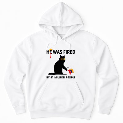 Cat Trump He Was Fired By 81 Million People Kamala Harris Hoodie