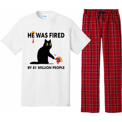 Cat Trump He Was Fired By 81 Million People Kamala Harris Pajama Set