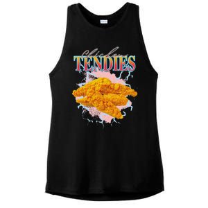 Chicken Tendies Heavy Metal World Hardcore Music Ladies PosiCharge Tri-Blend Wicking Tank