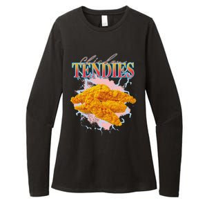 Chicken Tendies Heavy Metal World Hardcore Music Womens CVC Long Sleeve Shirt