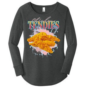 Chicken Tendies Heavy Metal World Hardcore Music Women's Perfect Tri Tunic Long Sleeve Shirt