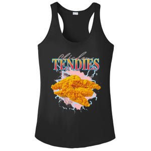 Chicken Tendies Heavy Metal World Hardcore Music Ladies PosiCharge Competitor Racerback Tank