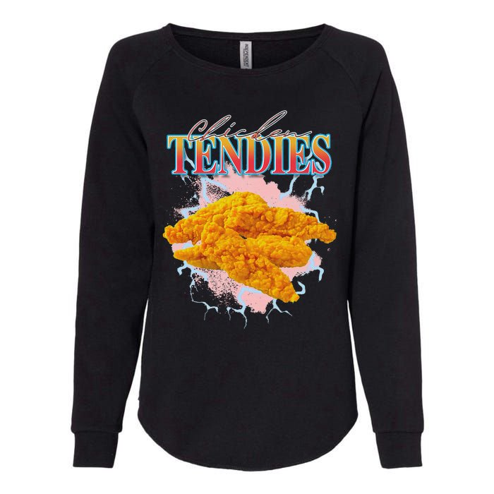 Chicken Tendies Heavy Metal World Hardcore Music Womens California Wash Sweatshirt