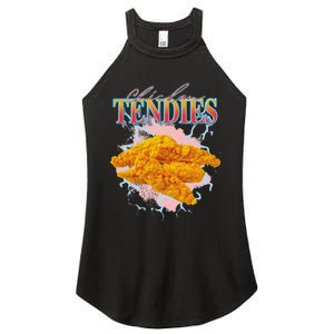 Chicken Tendies Heavy Metal World Hardcore Music Women's Perfect Tri Rocker Tank