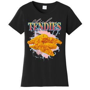 Chicken Tendies Heavy Metal World Hardcore Music Women's T-Shirt