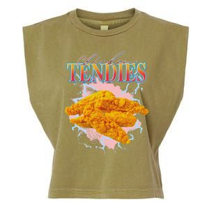 Chicken Tendies Heavy Metal World Hardcore Music Garment-Dyed Women's Muscle Tee